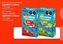 City Club Member's Choice Mini barras relleno fresa oferta