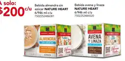 City Club Nature's Heart bebida almendra sin azúcar oferta