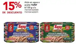 City Club Tuny atún aleta amarilla en hojuelas en agua oferta
