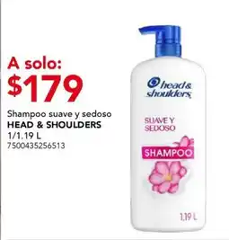 City Club head & shoulders shampoo suave y sedoso oferta