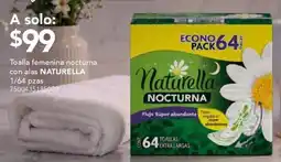 City Club Naturella Toalla femenina nocturna con alas oferta
