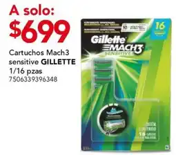 City Club gillette mach3 sensitive oferta