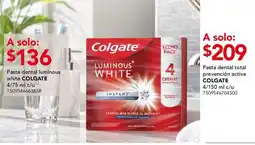 City Club Colgate Pasta dental luminous white oferta
