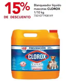 City Club Clorox blanqueador líquido mascotas oferta