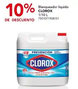 City Club Clorox blanqueador liquido oferta