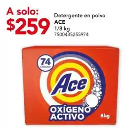 City Club Ace Detergente en polvo oferta