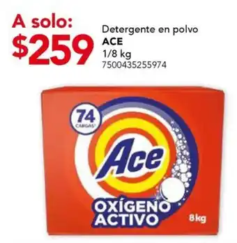 City Club Ace Detergente en polvo oferta