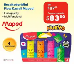 Ofix Maped Resaltador Mini Flow Kawaii oferta