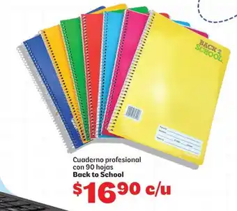 Back to School cuaderno profesional
