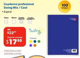 Ofix Swing Cuaderno profesional Swing Mix / Cool oferta