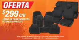 AutoZone Proelite juego de cubreasientos o tapetes oferta
