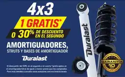AutoZone Duralast amortiguadores, struts y bases de amortiguador oferta