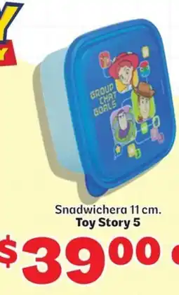 Soriana Mercado Toy Story 5 sandwichera oferta
