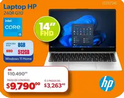 Ofix Hp laptop 240r g10 oferta