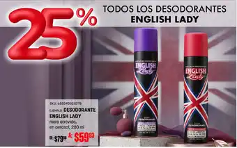 English lady desodorante mora atrevida, en aerosol
