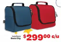 Soriana Mercado Lonchera Basic City oferta