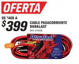 AutoZone Duralast cable pasacorriente oferta