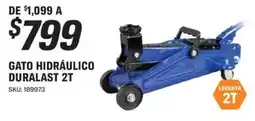 AutoZone Duralast gato hidráulico 2t oferta