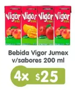 Arteli Bebida Vigor Jumex v/sabores oferta