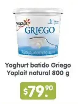 Arteli Yoplait yoghurt batido Griego natural oferta