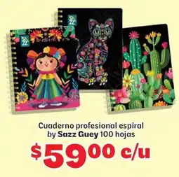 Soriana Mercado Sazz Guey Cuaderno profesional espiral oferta