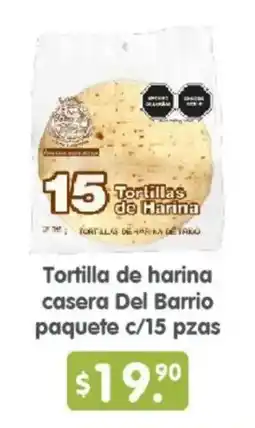Arteli Tortilla de harina casera Del Barrio oferta