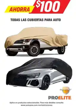AutoZone ProElite todas las cubiertas para auto oferta