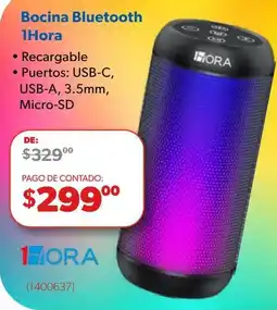 Ofix Ihora Bocina Bluetooth 1Hora oferta