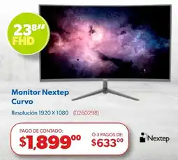 Ofix Nextep Monitor Curvo oferta
