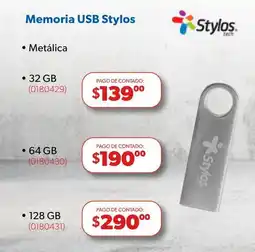 Ofix Stylos Memoria USB oferta