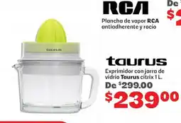 Soriana Mercado taurus exprimidor con jarra de vidrio taurus citrix 1 l oferta