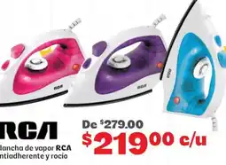 Soriana Mercado RCA plancha de vapor RCA antiadherente y rocío oferta