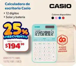 Ofix Casio calculadora de escritorio oferta