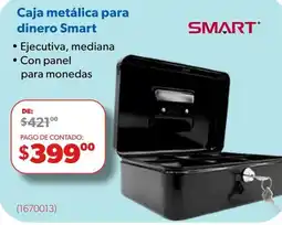 Ofix Smart caja metálica para dinero oferta