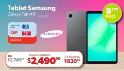 Ofix Samsung galaxy tab a11 oferta