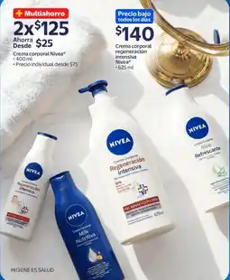 Walmart Express Nivea crema corporal regeneración intensiva oferta