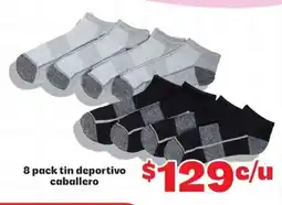Soriana Mercado tin deportivo caballero oferta