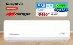 Ofix mirage minisplit v32 oferta