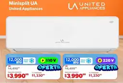Ofix United Appliances Minisplit UA oferta