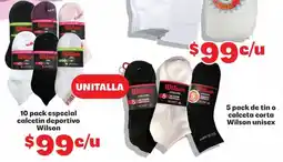 Soriana Mercado Wilson calcetín deportivo oferta