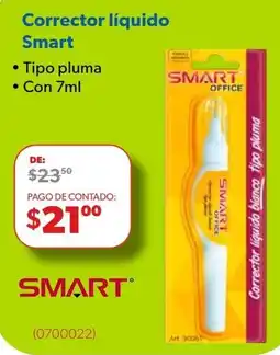 Ofix Smart corrector liquido blanco tipo pluma oferta