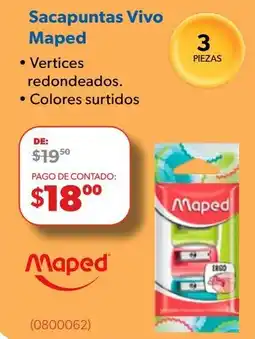 Ofix Maped Sacapuntas Vivo oferta