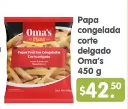 Arteli Oma's Papa congelada corte delgado oferta