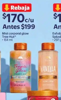 Walmart Express Tree hut mist corporal glow oferta
