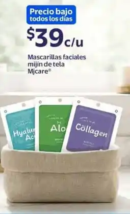 Walmart Express Mjcare mascarillas faciales mijin de tela oferta