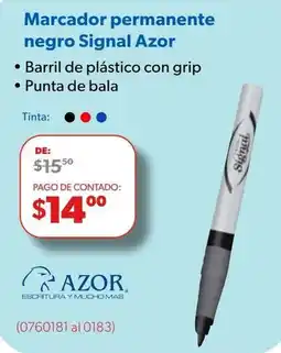 Ofix Signal Azor Marcador permanente negro oferta