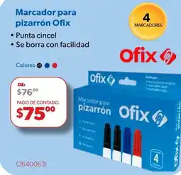 Ofix Ofix marcador para pizarrón oferta