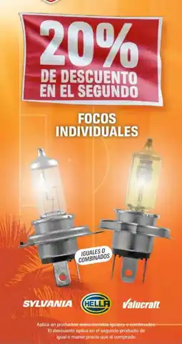 AutoZone Sylvania hellav alucraft focos individuales oferta