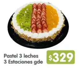 Arteli Pastel 3 leches 3 Estaciones gde oferta