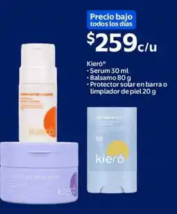 Walmart Express Kieró Serum Balsamo Protector Solar oferta